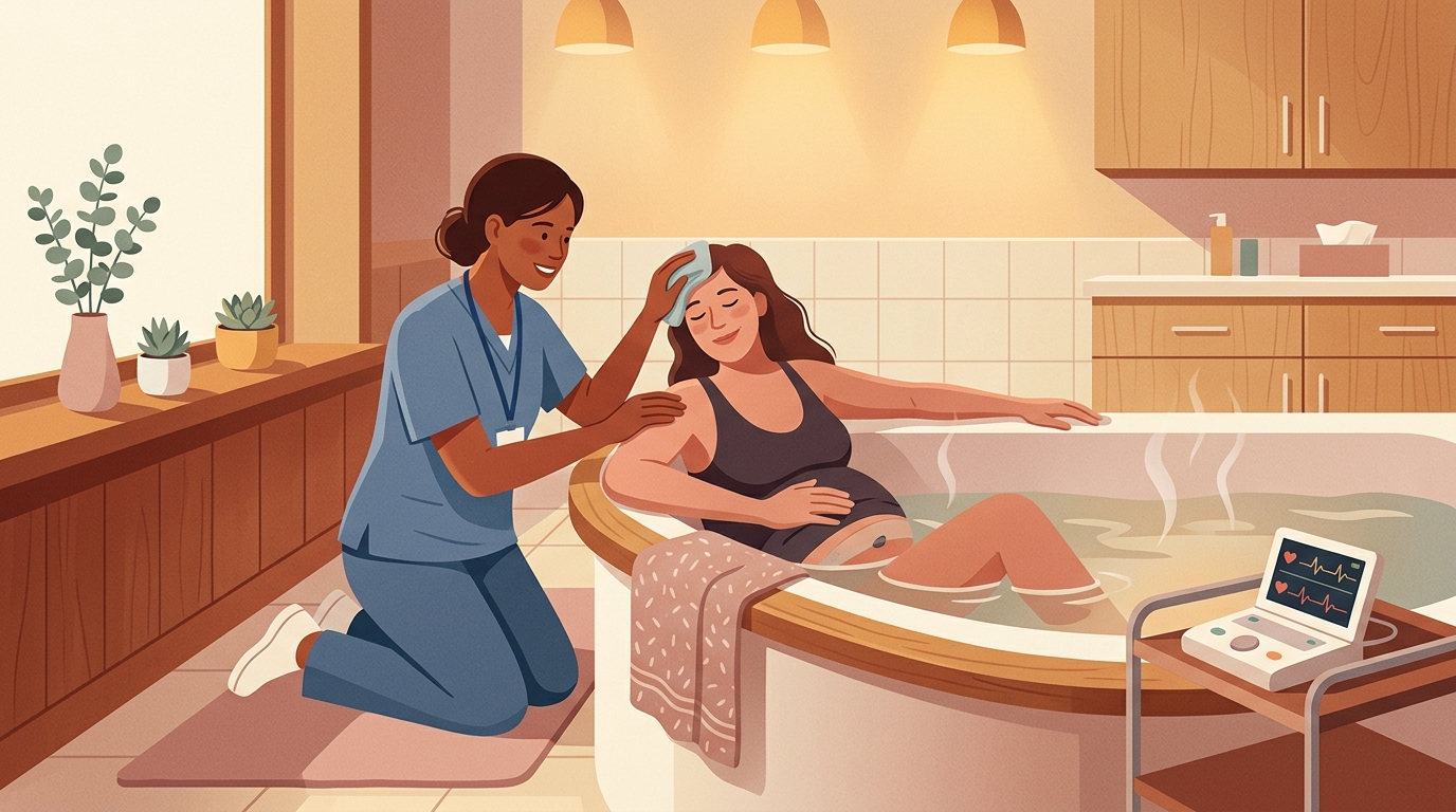Hydrotherapy Labor Tubs vs. Water Birth in Hospitals